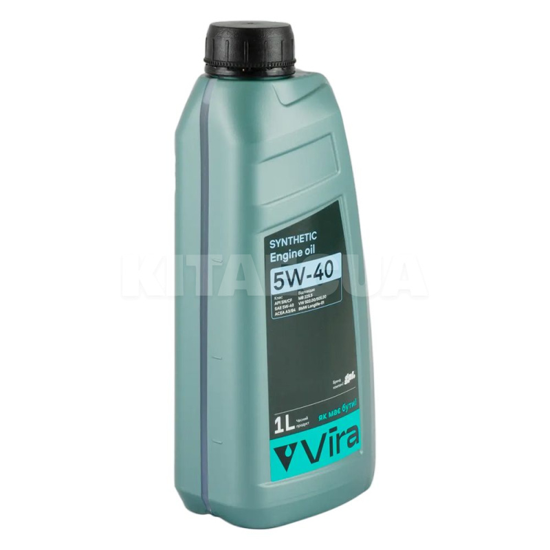 Масло моторное синтетическое 1л 5W-40 SYNTHETIC VIRA (VI0311) - 2