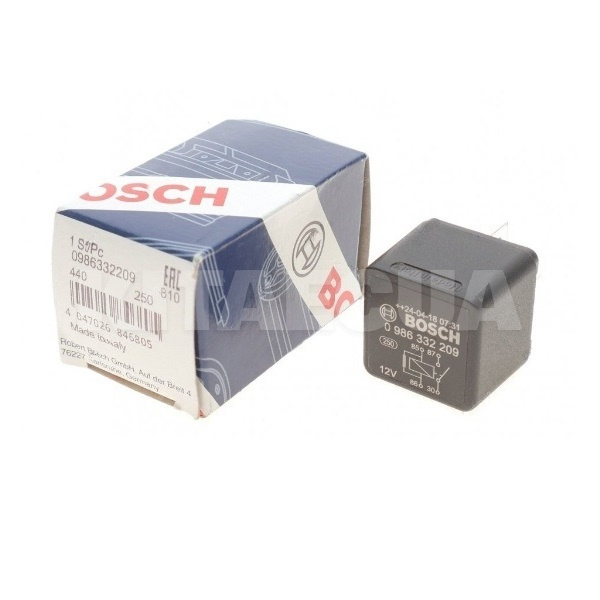 Реле 4-контактное 12B Bosch (986332209) - 4