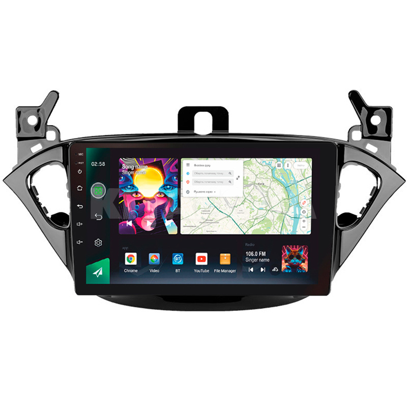 Штатная магнитола PRO 9464 4+64 Gb 9" Opel Corsa 2014-2019 SIGMA4car (39853)