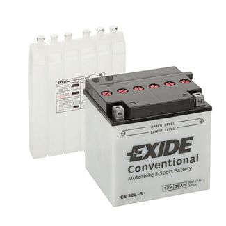Мото аккумулятор Conventional 30Ач 300А "+" справа EXIDE