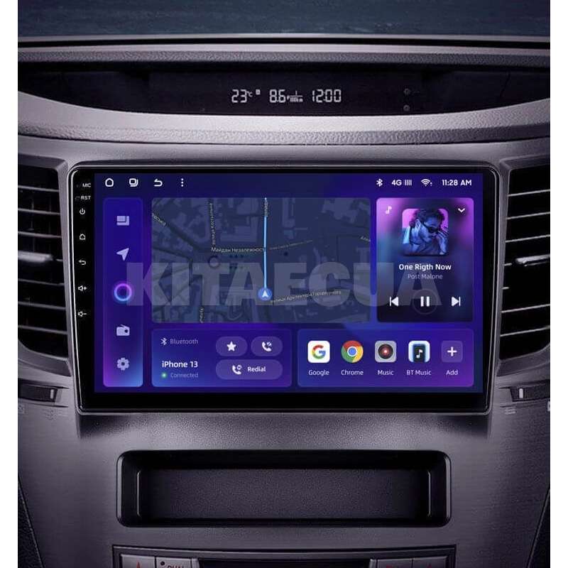 Штатна магнітола MOSS M2 4+32 Gb 9" Subaru Outback 4 2009-2014 AMS (49449) - 2