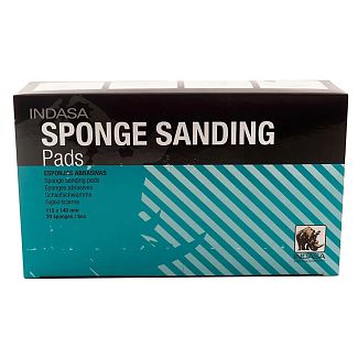 Блок шлифовальный P120-P180 Sponge Auto Medium INDASA