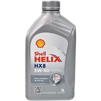 Масло моторное синтетическое 1л 5W-40 Helix HX8 Synthetic SHELL