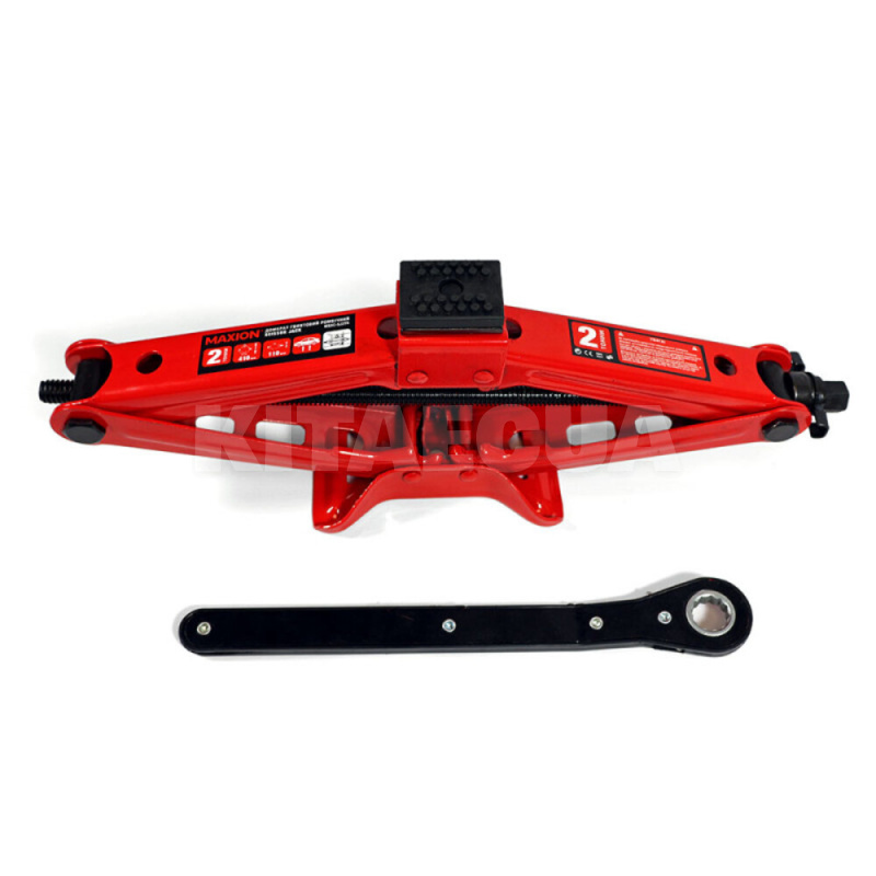 Домкрат механічний ромбоподібний до 2т (110-410мм) з тріскачкою MAXION (MXAC-SJ2ТR41) - 2