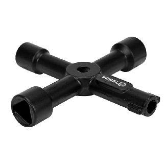 Ключ хрестовий для замикання шаф в майстерні 72мм VOREL