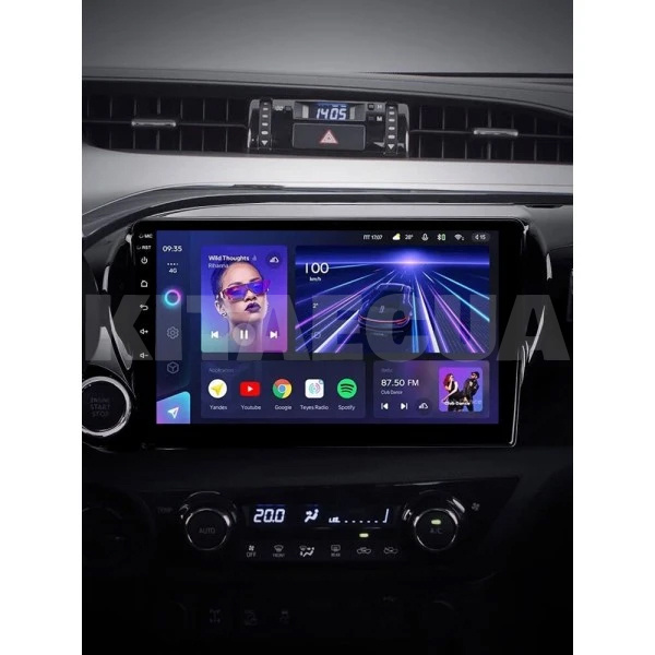 Штатна магнітола CC3 4+32 Gb 10" Toyota Hilux Pick Up AN120 2015-2020 Teyes (47126) - 2