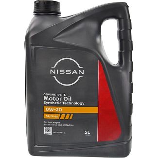 Масло моторное синтетическое 5л 0W-20 Motor Oil SP/GF-6A NISSAN
