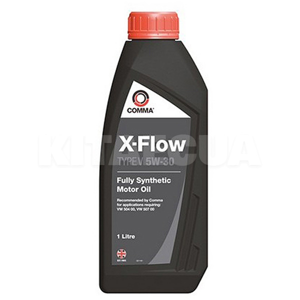 Масло моторное синтетическое 1л 5W-30 X-FLOW V COMMA (BEEACD)