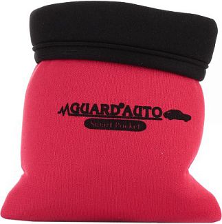 Утримувач автомобільний мішечок на кліпсі червоний GUARD