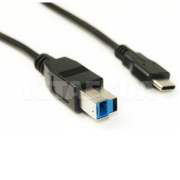 Кабель Type-C - USB BM 1.5м черный PowerPlant (KD00AS1275)