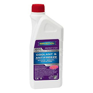 Антифриз-концентрат червоний 1.5л g12+ -37ºс otc RAVENOL