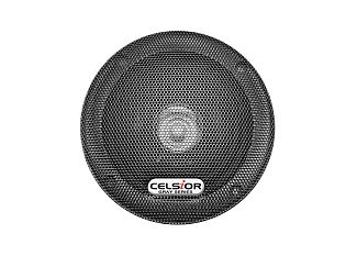Динамики коаксиальные 1-но полосные круглые 4" (10 см) черный 100ВтGray (2 шт) Celsior