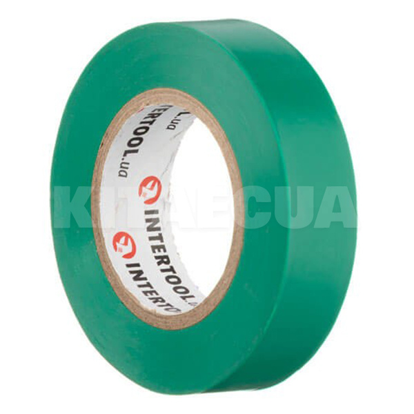 Ізолента 15м х 17мм IT-0041 зелена Intertool (181531) - 2