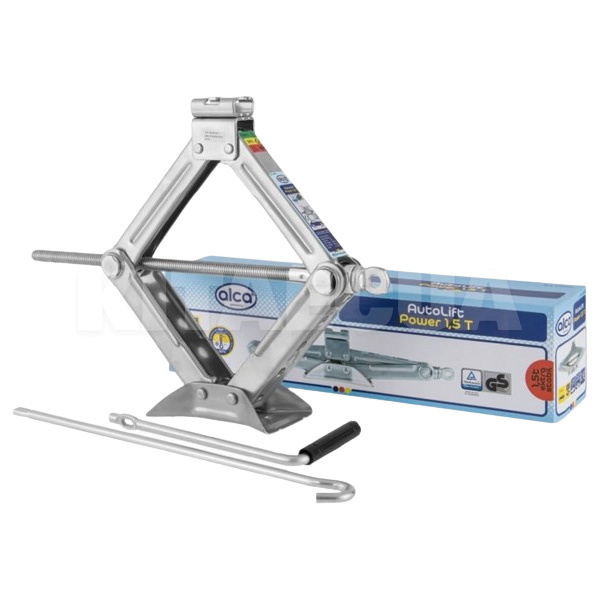 Домкрат механічний ромбоподібний до 1.5т (104мм-385мм) 436 000 AL ALCA (100523-ALCA)