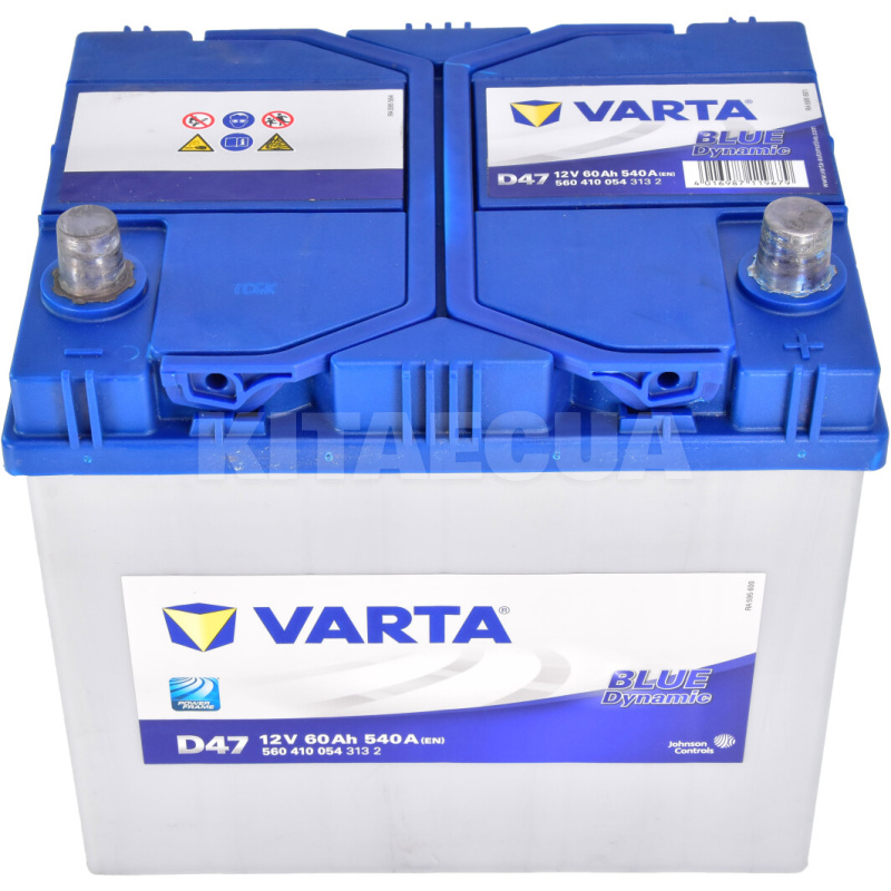 Аккумулятор автомобильный 60Ач 540А "+" справа VARTA (VT 560410BD) - 2