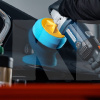 Круг для полировки 150Х50мм с липучкой Duraflex голубая K2 (L641)