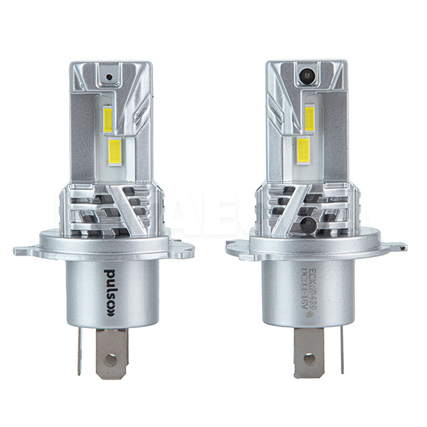 LED лампа для авто H4 28W 6500K (комплект) PULSO (M6-H4) - 2