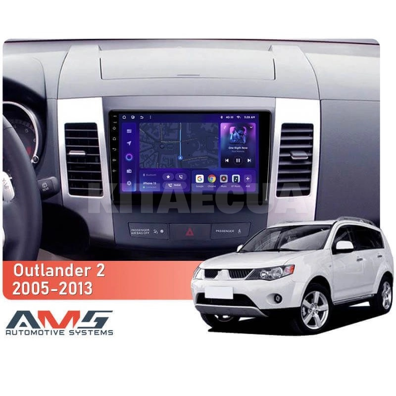 Штатна магнітола MOSS M3 4+32 ГБ 9" Peugeot 4007 2007-2012 (B) AMS (50558) - 2