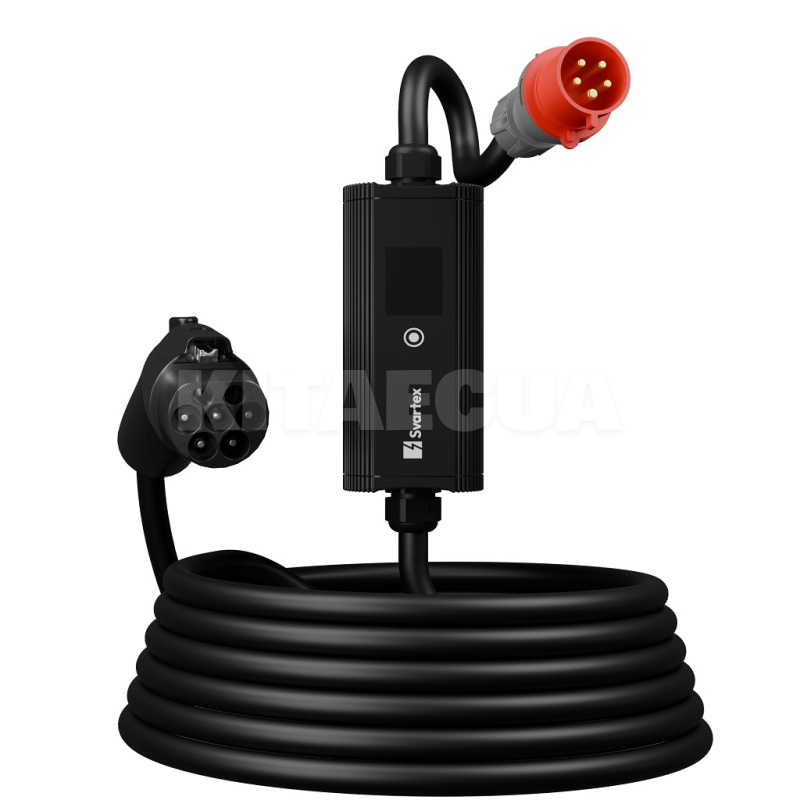 Зарядка для электромобиля GB/T AC 11 кВт 16А 3-фазы (EVEUS) Svartex (Gen2-11-1×32А-3×16A-)