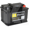 Аккумулятор 60Ач Euro (T1) 242x175x190 с обратной полярностью 540A STARLINE (S BH 60R-540)