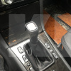 Ручка КПП чорна шкіра для Mercedes-Benz E-сlass W210 1995-2002р + Чохол КПП Digital Designs (koz050)