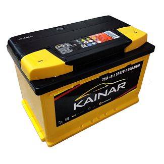 Аккумулятор автомобильный 75Ач 690А "+" справа KAINAR