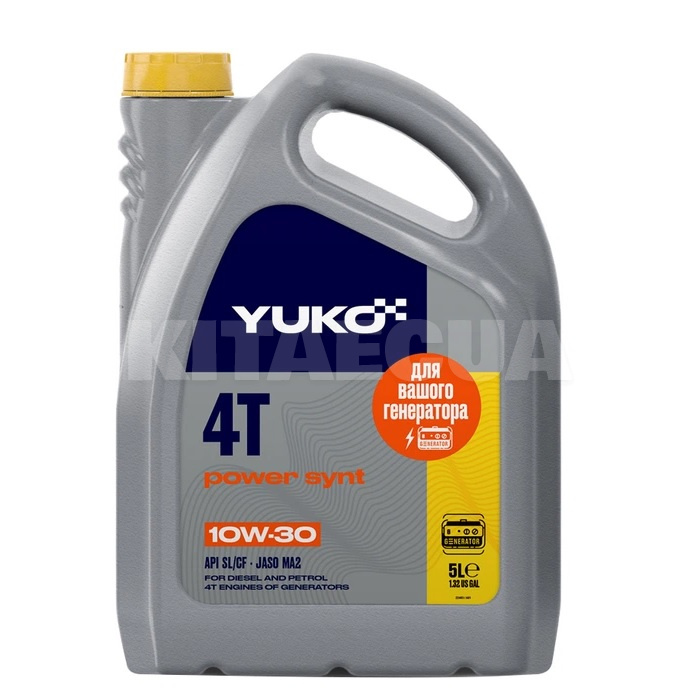 Масло моторное полусинтетическое 5л 10W-30 POWER SYNT Yuko (4823110402689)