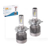 LED лампа для авто H4 P43t 36W 6000K PULSO (E28-H4)