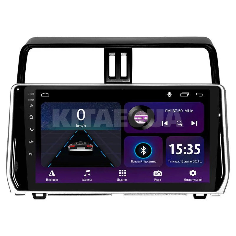 Штатная магнитола E10232 2+32 Gb 10" Toyota Land Cruiser Prado 150 2017-2018 SIGMA4car (42394)
