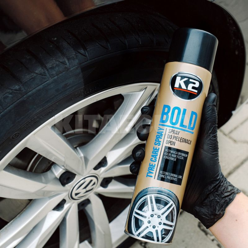 Очиститель шин BOLD SPRAY 600г K2 (K156) - 4