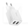 Зарядное устройство Compact Charger White 2 USB 10.5W BASEUS (CCXJ010202)