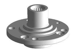 Ступица передняя 40mm 