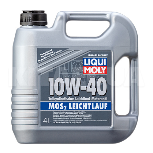 Масло моторне напівсинтетичне 4л 10W-40 Mos2 Leichtlauf LIQUI MOLY (1917-LIQUI MOLY) - 2