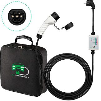 Зарядка для електромобіля Type 2 3.7 кВт 16А 1-фаза UACHARGER