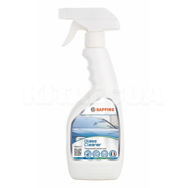 Очищувач скла 500мл Glass Cleaner Sapfire (750219)