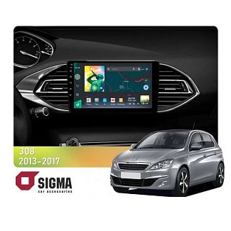 Штатна магнітола X9232 2+32 Gb 9" Peugeot 308 T9 2013-2017 SIGMA4car