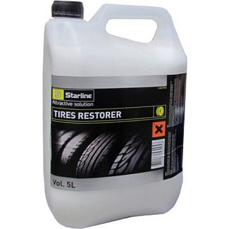 Очиститель (чернитель) шин 5л Tires Restorer STARLINE