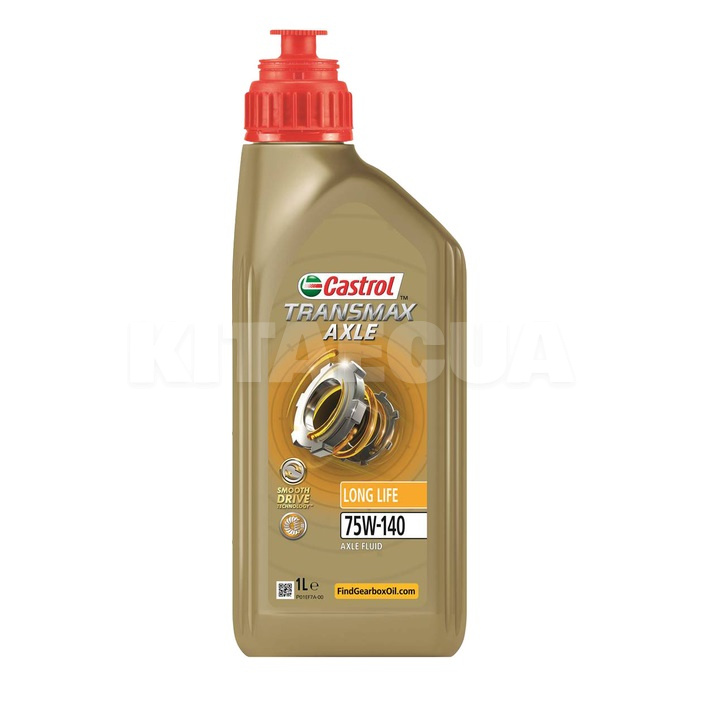 Масло трансмиссионное синтетическое 1л Syntrax Long Life 75W-140 CASTROL (EB-SYNTLL-12X1L-CAST)