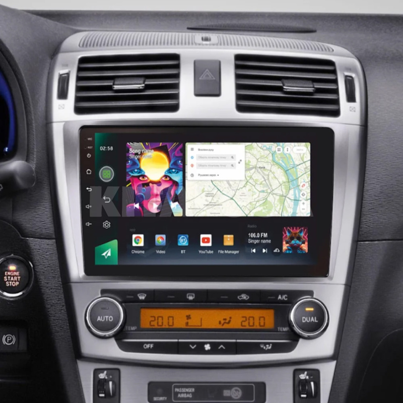 Штатная магнитола PRO 9464 4+64 Gb 9" Toyota Avensis 3 2008-2015 SIGMA4car (39934) - 2
