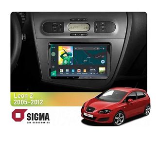 Штатна магнітола X9464 4+64 ГБ 9" Seat Leon 2 2005-2012 (PQ) (F1) SIGMA4car