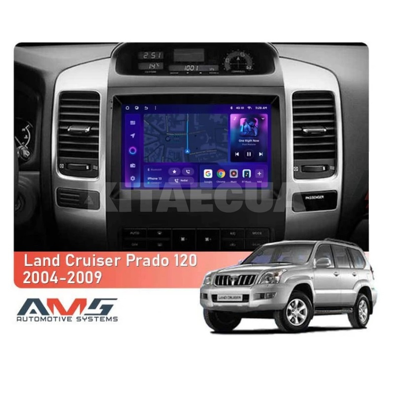 Штатна магнітола MOSS M3 4+32 ГБ 9" Lexus GX 470 J120 2004-2009 (F2) AMS (50715) - 5