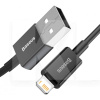 Кабель USB - Lightning 2.4A Superior Series 1м черный BASEUS (CALYS-A01)