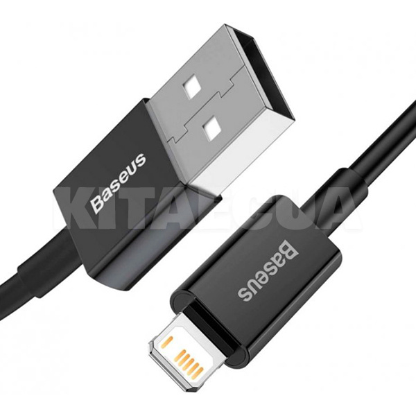 Кабель USB - Lightning 2.4A Superior Series 1м черный BASEUS (CALYS-A01) - 2
