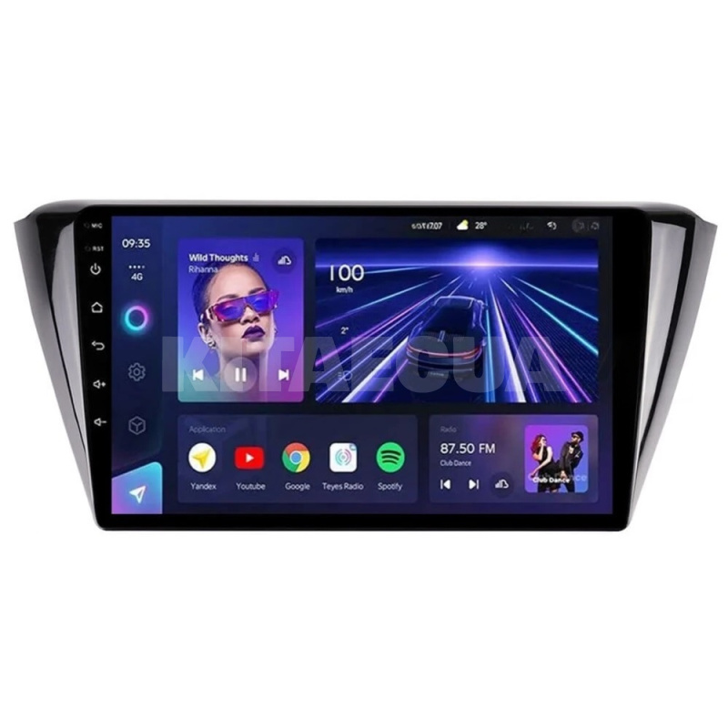 Штатная магнитола CC3L 4+64 Gb 9" Skoda Fabia 2014-2018 Teyes (56974)