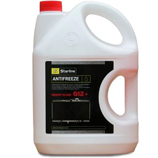 Антифриз красный 4л G12+ -40 °C STARLINE
