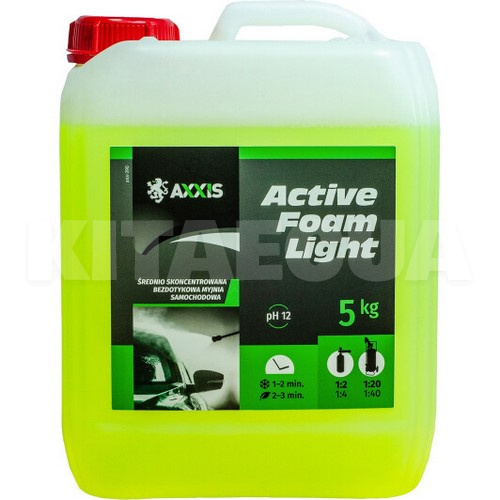 Активная пена Active Foam Light 5л концентрат щелочная AXXIS (axx-390)