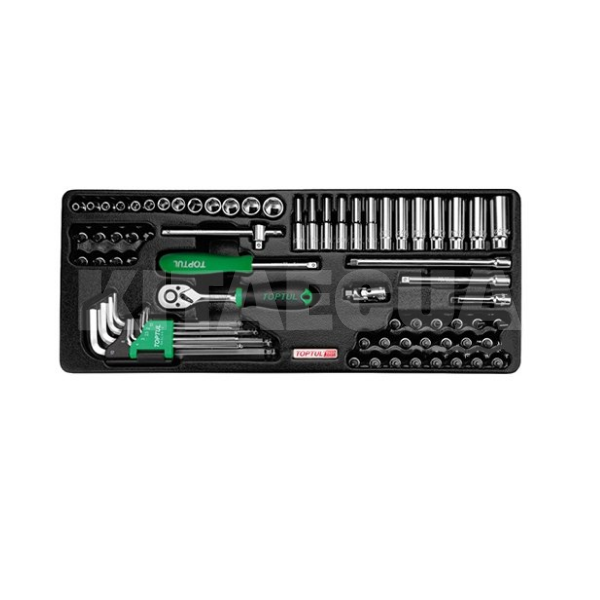 Набір інструментів 1/4" 72 предмети TOPTUL (GCAT7202)