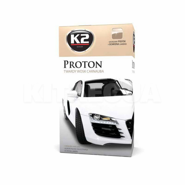 Полироль с воском с губкой и тряпкой 200гр Proton K2 (G040) - 3