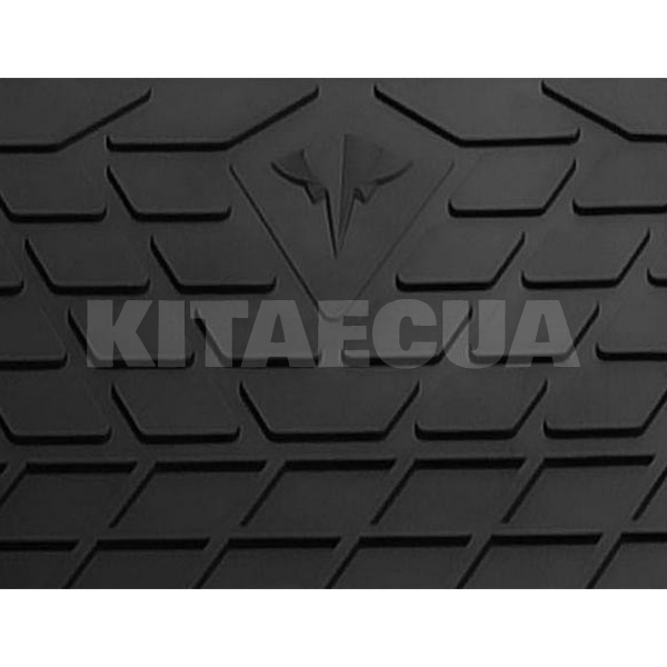 Резиновый водительский коврик Hyundai Creta (2014-н.в.) HK клипсы Stingray (1009174 ПЛ) - 3