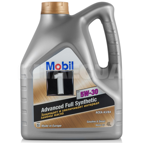Масло моторное синтетическое 4л 5W-30 FS MOBIL (153750)